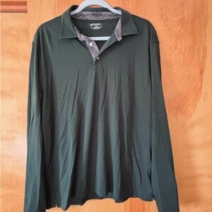 UNTUCKit Men's Dark Green Polo Shirt